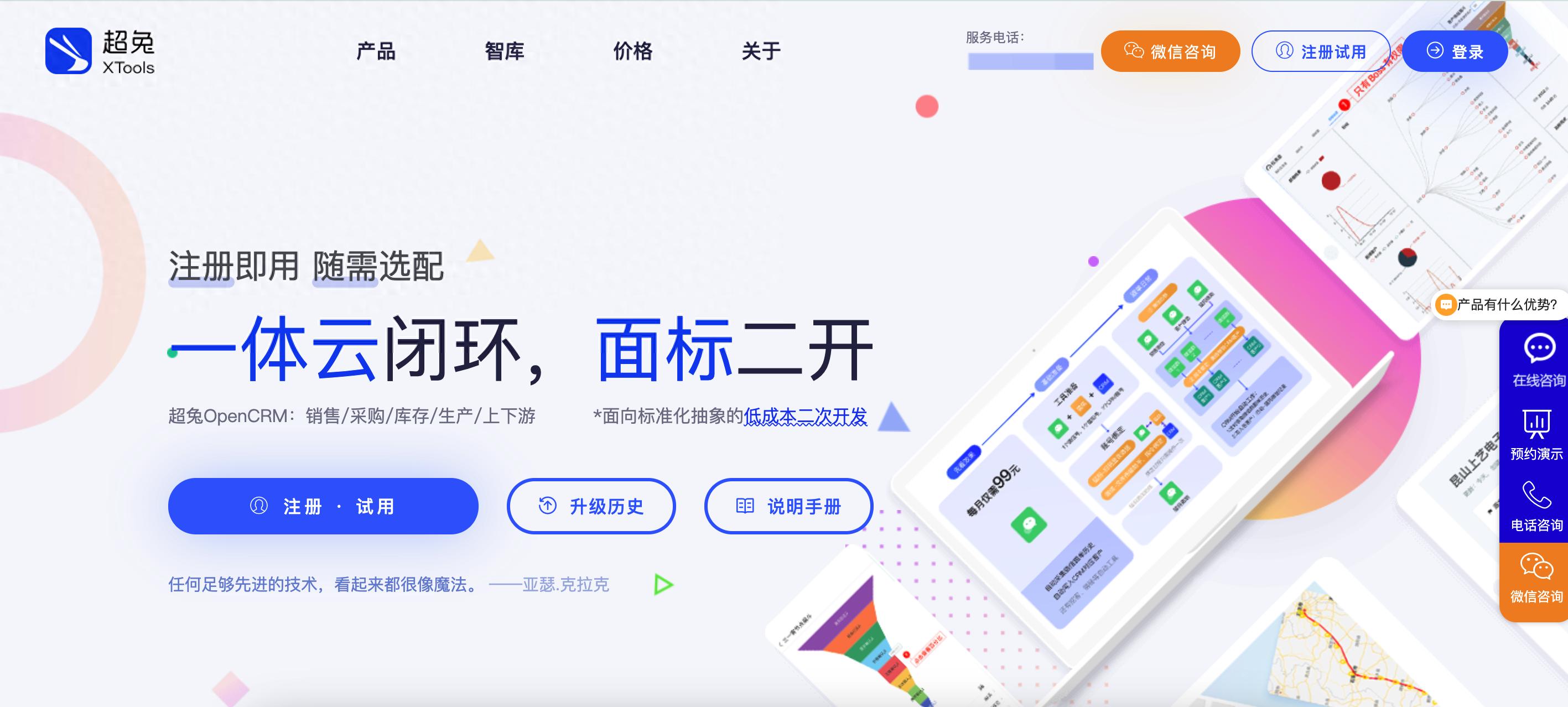 CRM系统选型_超兔一体云工贸企业适用性_CRM 集成