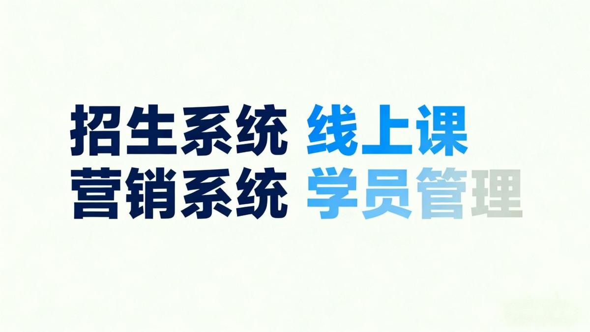 239.教育培训零代码学情管理平台_领智云全学科定制化AI教育SaaS_中小教培机构教务管理系统